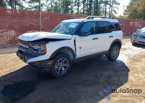 2023 Ford Bronco Sport Badlands из США, поврежденный, VIN 3FMCR9D96PRE07035